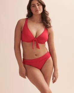 All Tied Up D/DD Cup Plunge Bikini Top*Women Bikini Tops|D Cup & Up