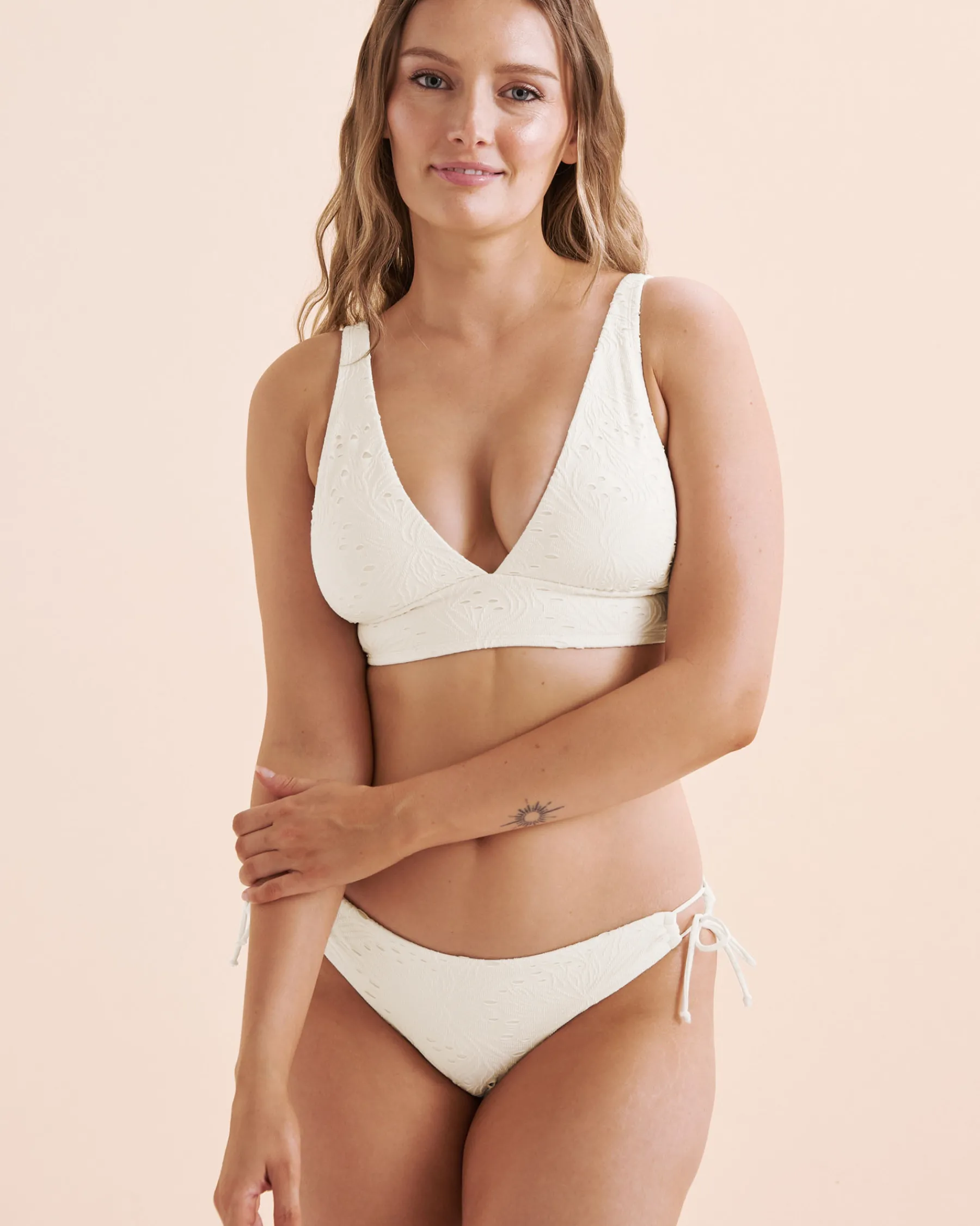 Bloom Isabella Lace Wide Band Triangle Bikini Top*Women Bikini Tops