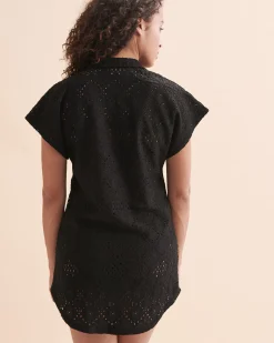 Boho Eyelet Santorini Short Sleeve Shirt*Women Tops|Shirts