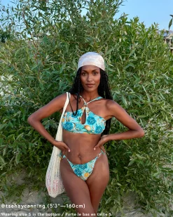 SEATONIC Chic Villa Mid Rise Brazilian Bikini Bottom*Women Bikini Bottoms