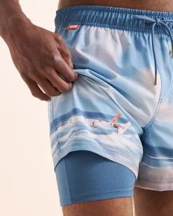 HAMABE Compression Liner Volley Swimsuit* Volley Shorts