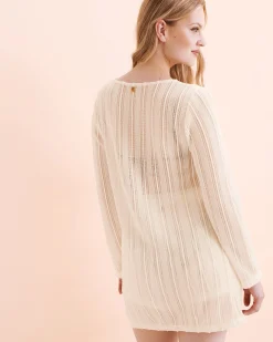 OFF THE BEACH Crochet Long Sleeve Top*Women Tops