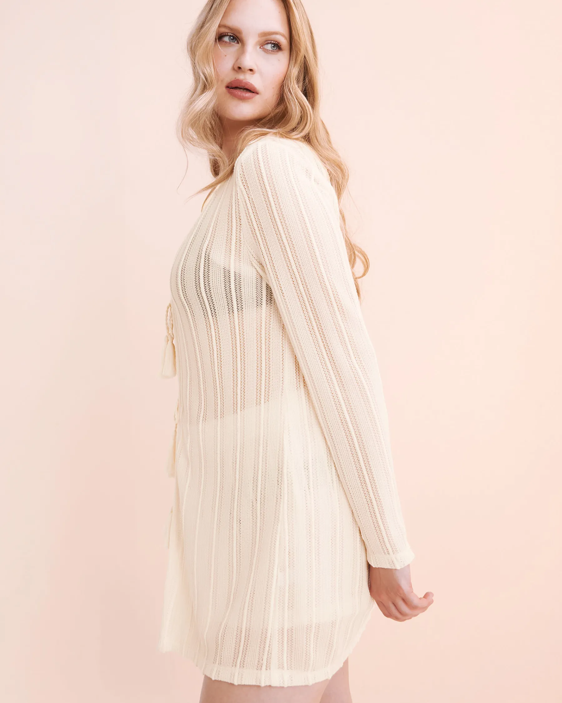 OFF THE BEACH Crochet Long Sleeve Top*Women Tops
