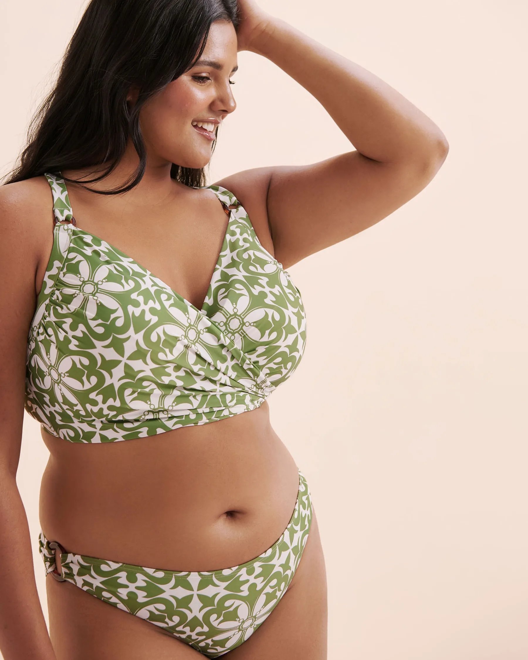 D Cup Plunge Bikini Top*Women D Cup & Up|Bikini Tops