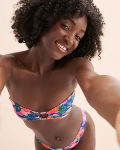 Electric Palms Bandeau Bikini Top*Women Bikini Tops