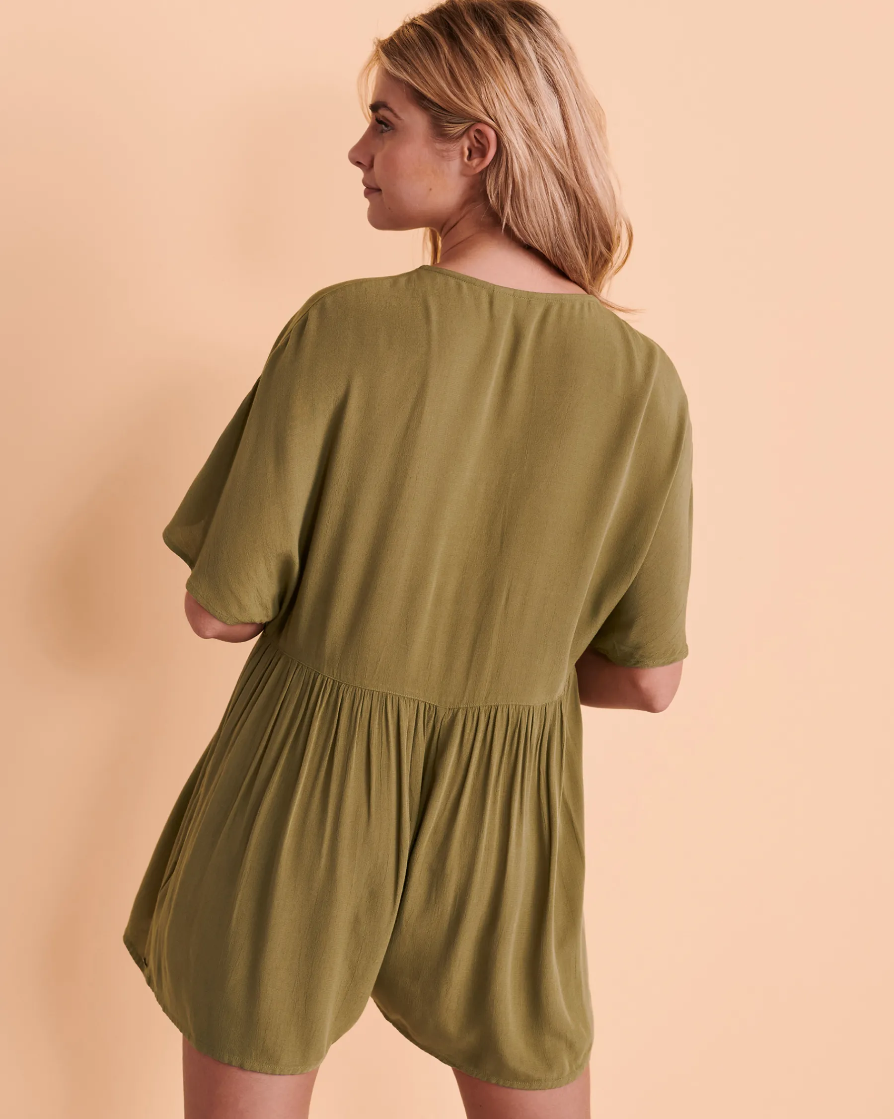 ENDLESS JOURNEY Short Sleeve Romper*Women Jumpsuits & Rompers
