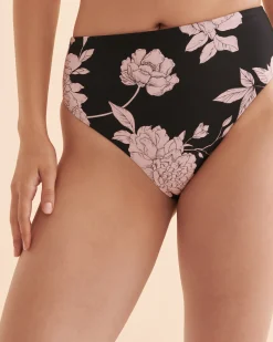 High Waist Cheeky Bikini Bottom*Women Bikini Bottoms