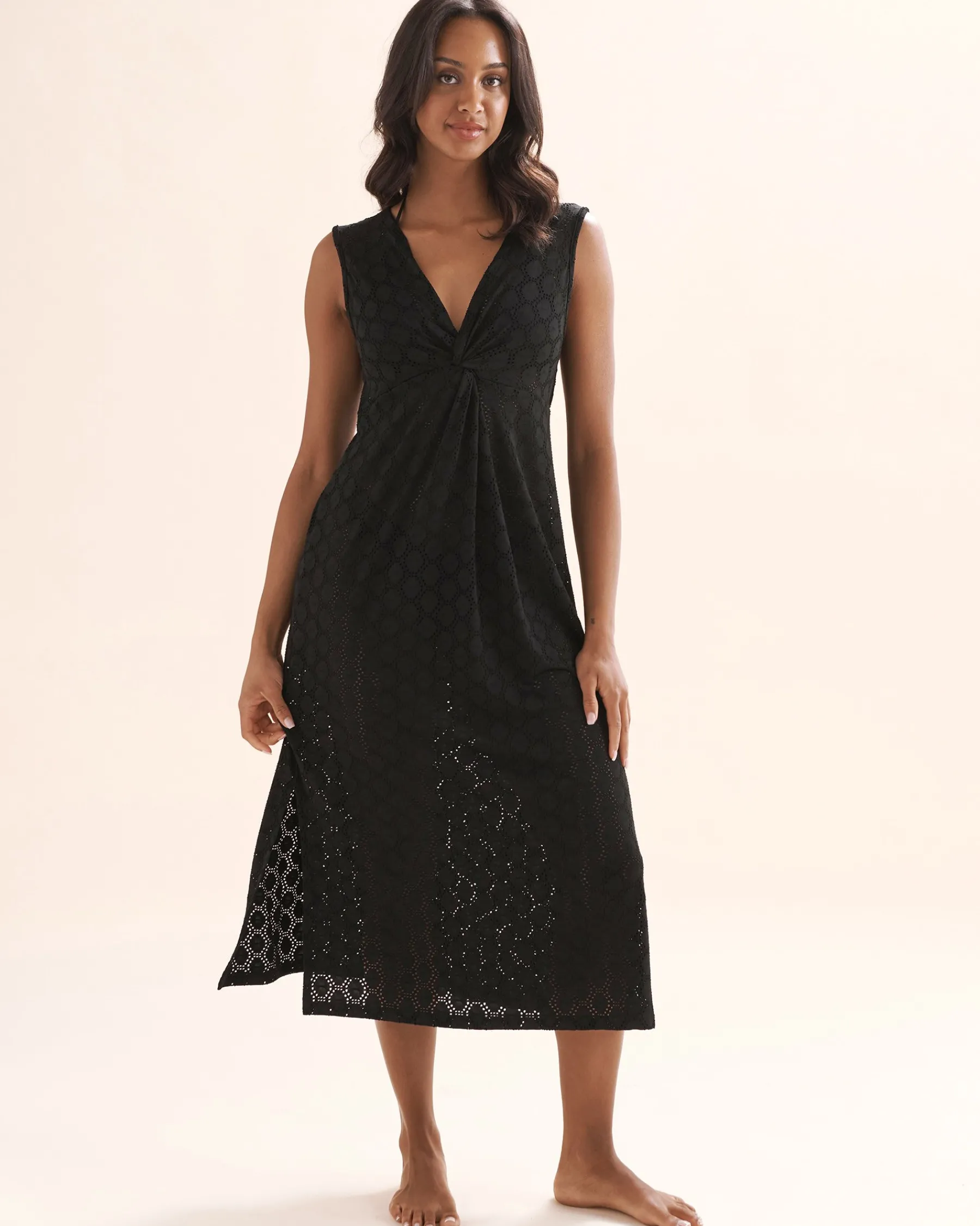 Eyelet Maxi Dress*Women Dresses