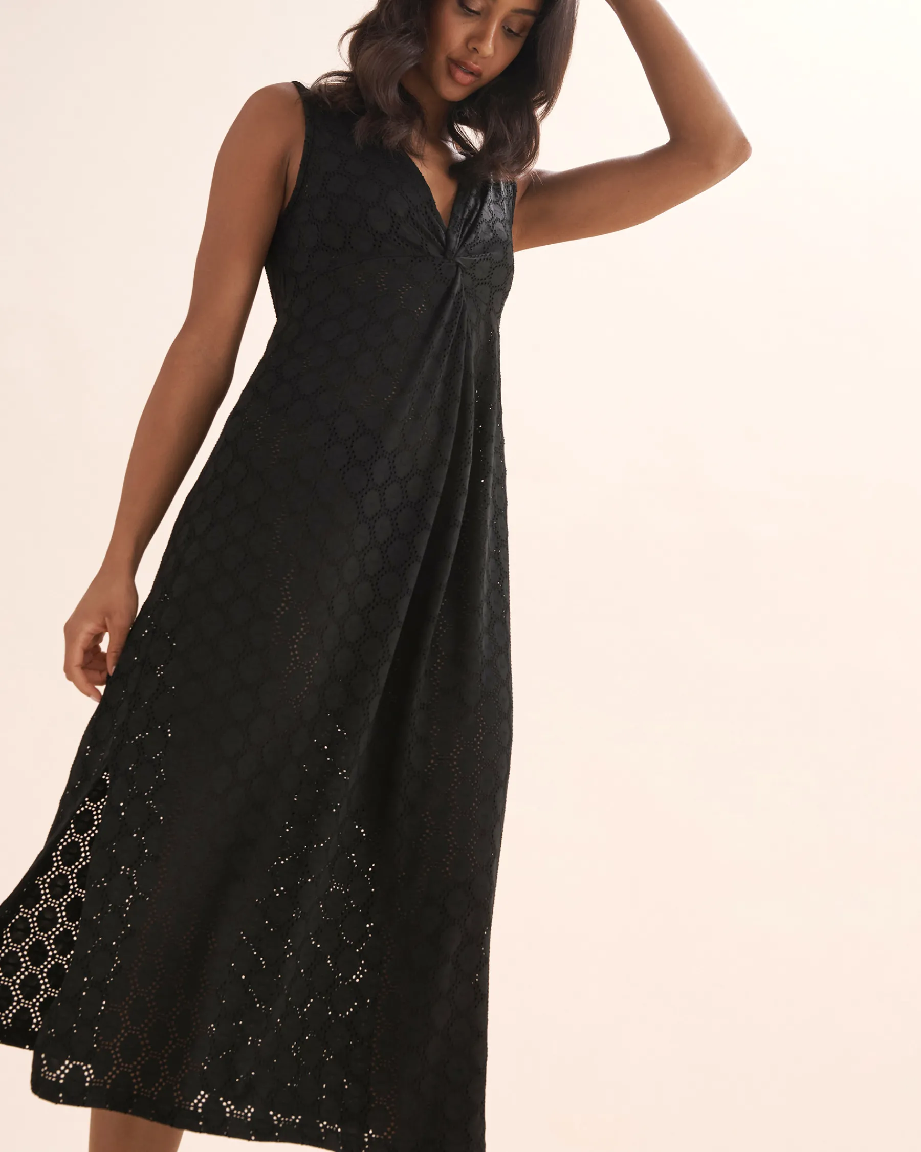 Eyelet Maxi Dress*Women Dresses