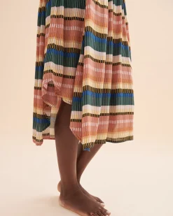 Gerri Striped Long Dress*Women Dresses