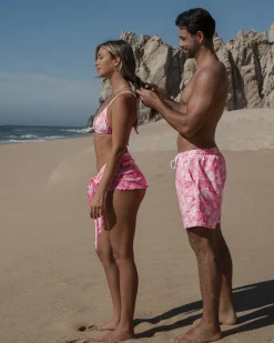 Island Blush Mesh Sarong*Women Skirts And Sarongs|Kimonos & Cover Ups