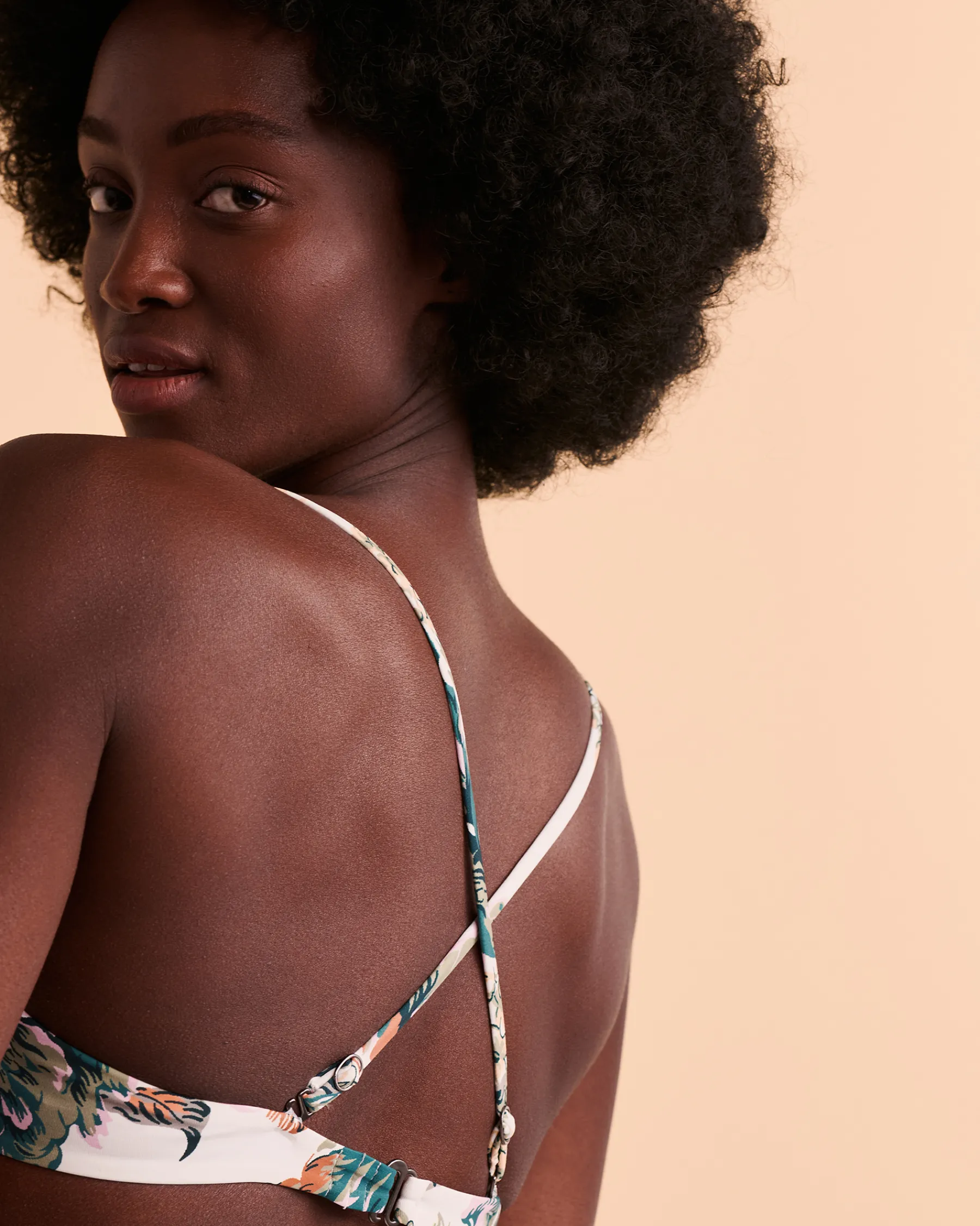 JACOBEAN Plunge Bikini Top*Women Bikini Tops