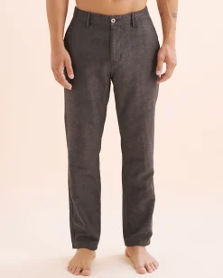 PUBLIC BEACH Linen Blend Pants* Pants