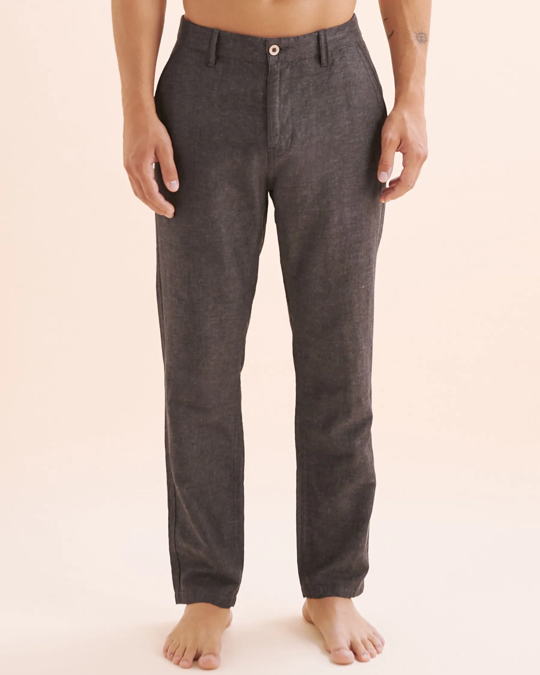 PUBLIC BEACH Linen Blend Pants* Pants
