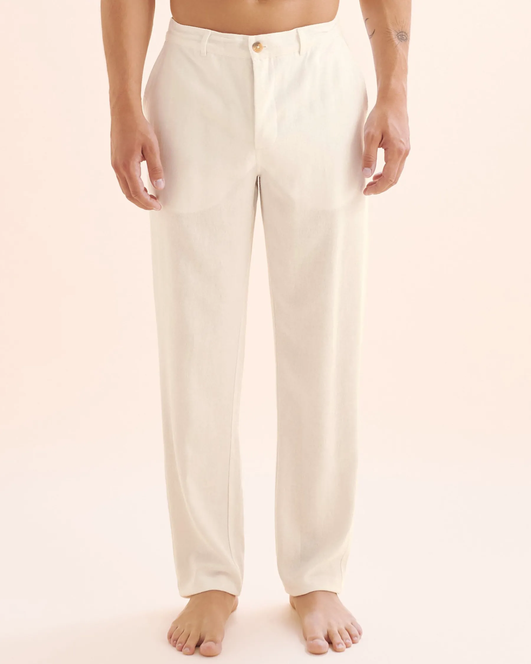 Linen Blend Pants* Pants