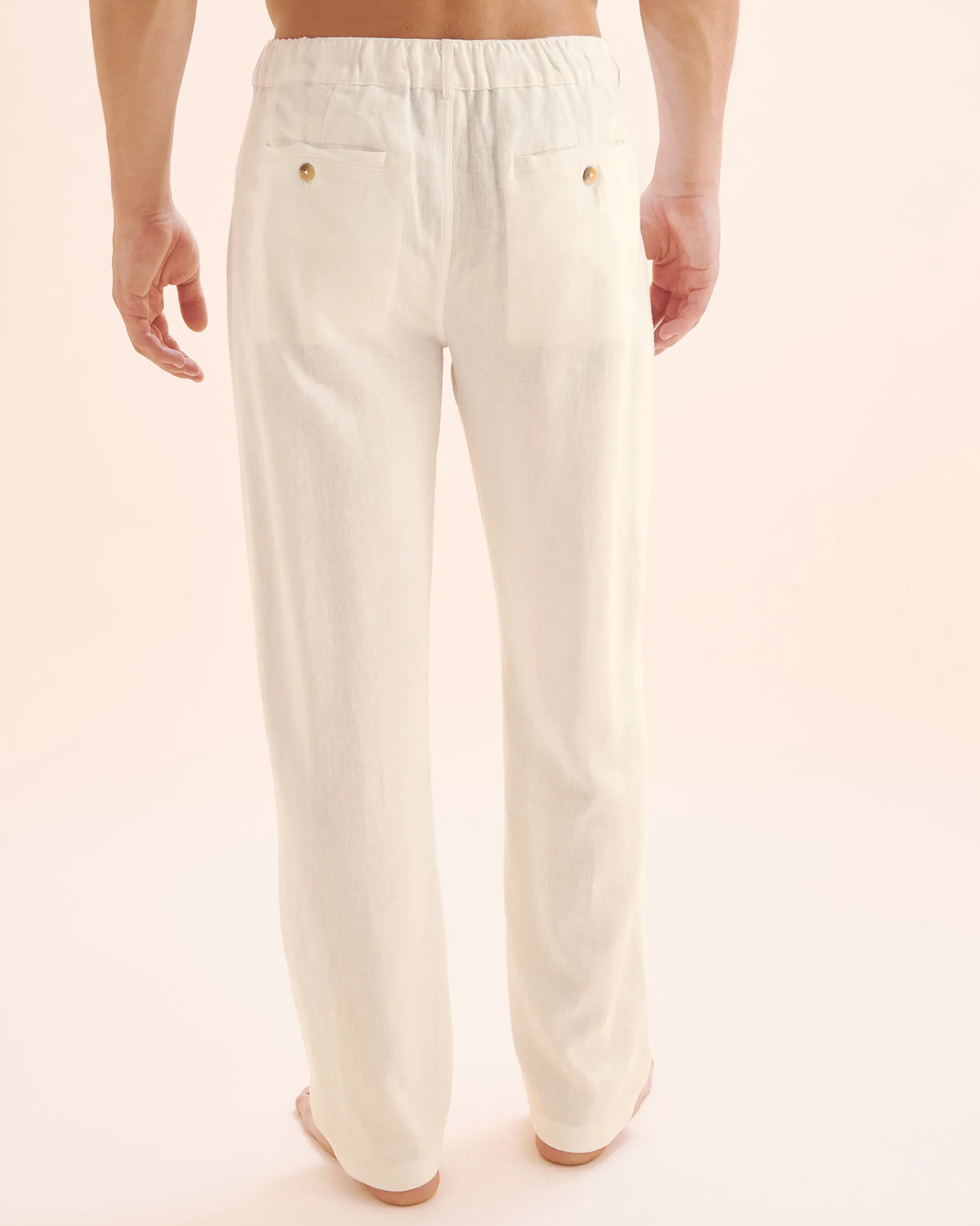 Linen Blend Pants* Pants