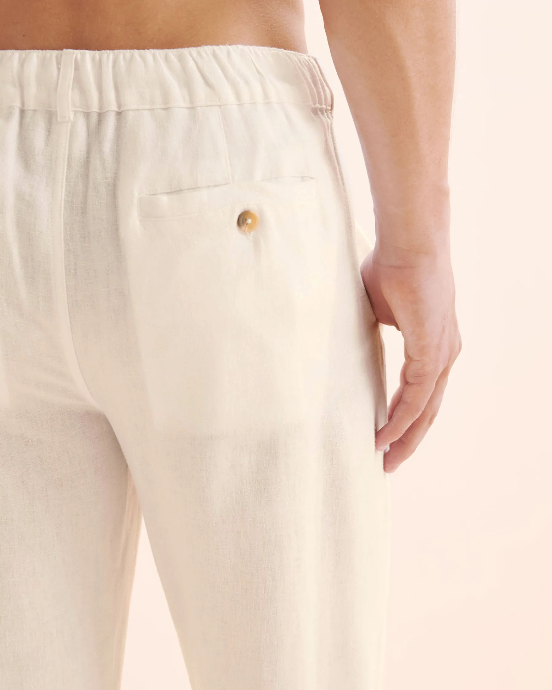 Linen Blend Pants* Pants