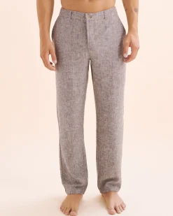 Linen Blend Pants* Pants