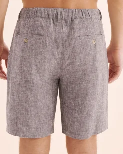 Linen Blend Shorts* Pants|Shorts