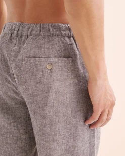 Linen Blend Shorts* Pants|Shorts