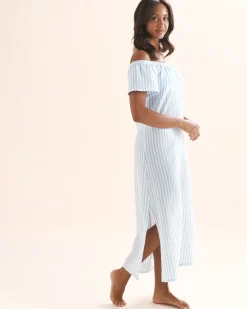 Linen Like Dress*Women Dresses