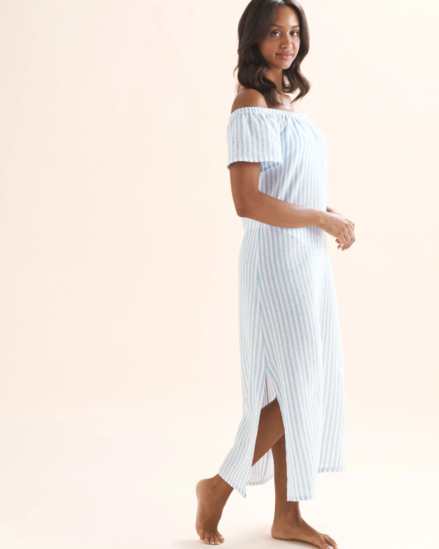 Linen Like Dress*Women Dresses