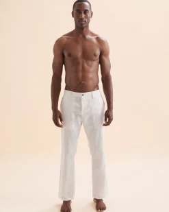 PUBLIC BEACH Linen Pants* Pants