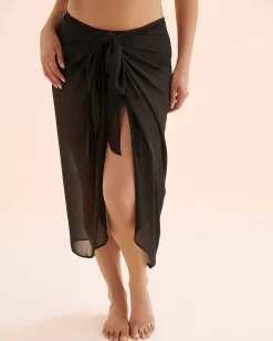 TURQUOISE COUTURE Long Chiffon Pareo*Women Skirts And Sarongs|Kimonos & Cover Ups
