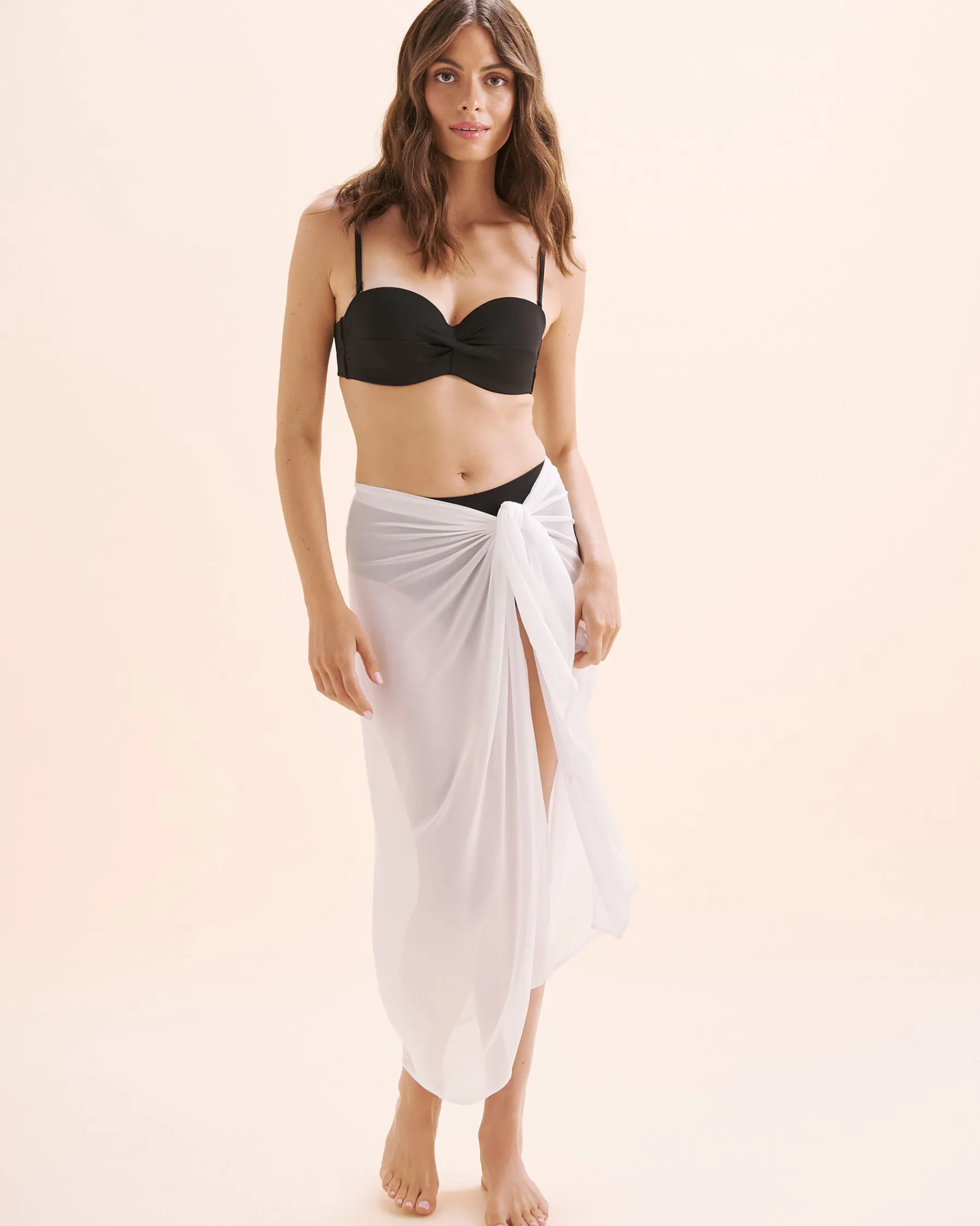 TURQUOISE COUTURE Long Chiffon Pareo*Women Skirts And Sarongs|Kimonos & Cover Ups
