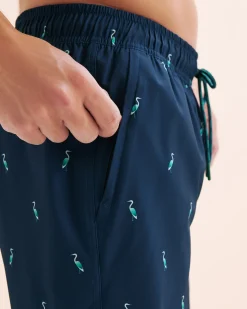 SHORELINE SEVEN Long Liner Volley Swimsuit* Volley Shorts