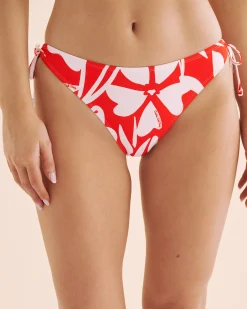 COSTA DEL REY Low Rise Side Tie Brazilian Bikini Bottom*Women Bikini Bottoms