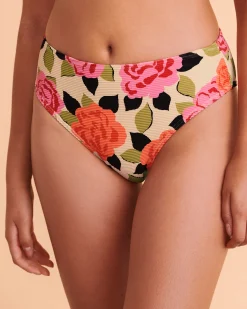 MAGIC GARDEN Maui High Leg Bikini Bottom*Women Bikini Bottoms