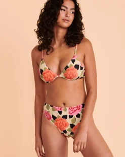 MAGIC GARDEN Maui High Leg Bikini Bottom*Women Bikini Bottoms