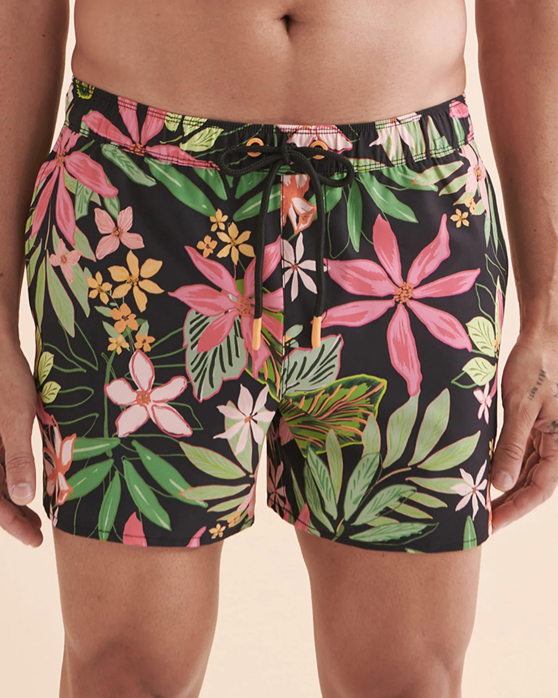 Neon Vibes Retro Volley Swimsuit* Volley Shorts