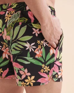 Neon Vibes Retro Volley Swimsuit* Volley Shorts