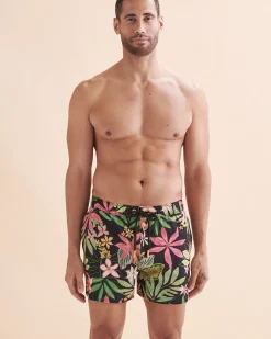 Neon Vibes Retro Volley Swimsuit* Volley Shorts