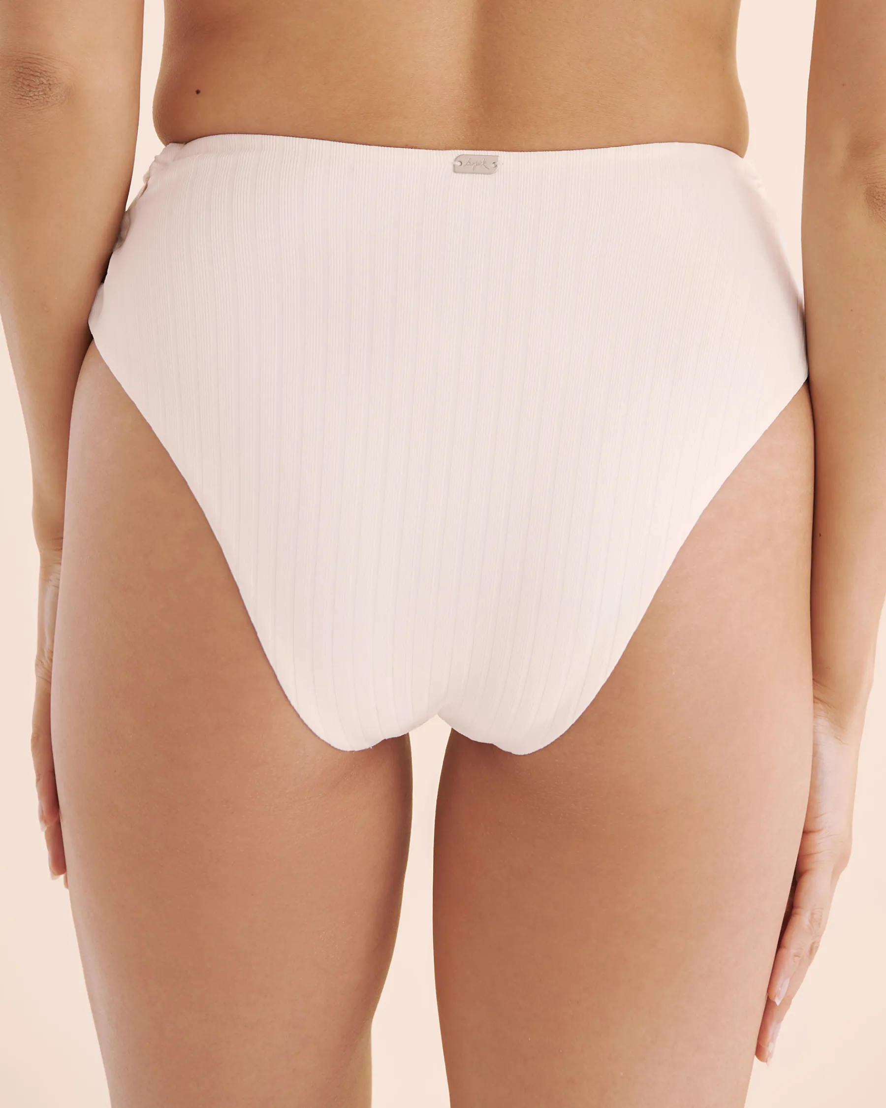 Playa Ribbed High Rise Cheeky Bikini Bottom*Women Bikini Bottoms