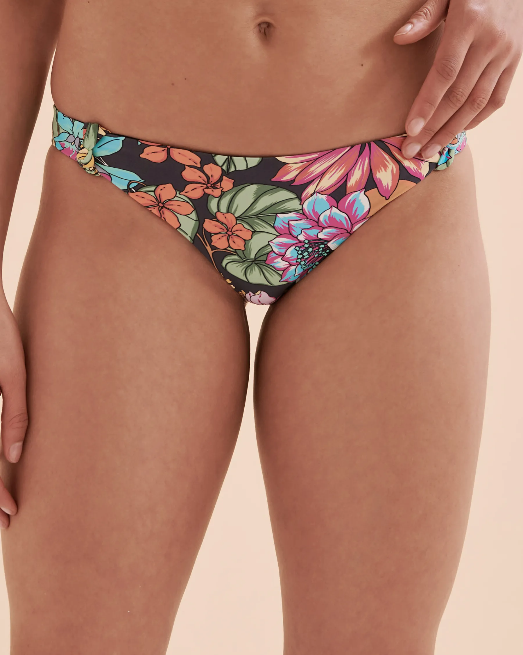 Reina Tropical Low Rise Bikini Bottom*Women Bikini Bottoms