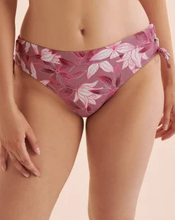 EAU DE SEA Ribbed Mid-Rise Bikini Bottom*Women Bikini Bottoms