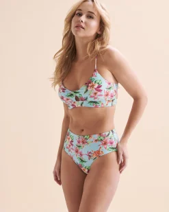 Sign of the Times Crossed Back Bralette Bikini Top*Women Bikini Tops