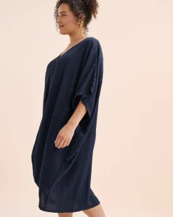 Stripe Caftan*Women Kimonos & Cover Ups
