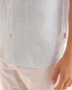 Stripe Linen Blend Shirt* Shirt