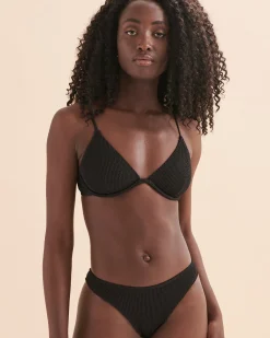 BILLABONG Summer High Ribbed High Leg Bikini Bottom*Women Bikini Bottoms