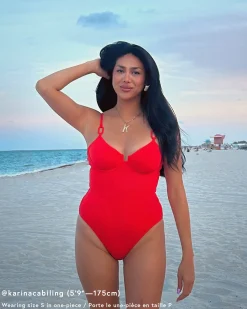 Underwire One-Piece Swimsuit*Women One-Piece